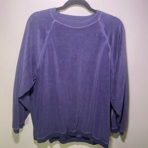 AERIE REAL OBSESSED VELOUR SWEATSHIRT